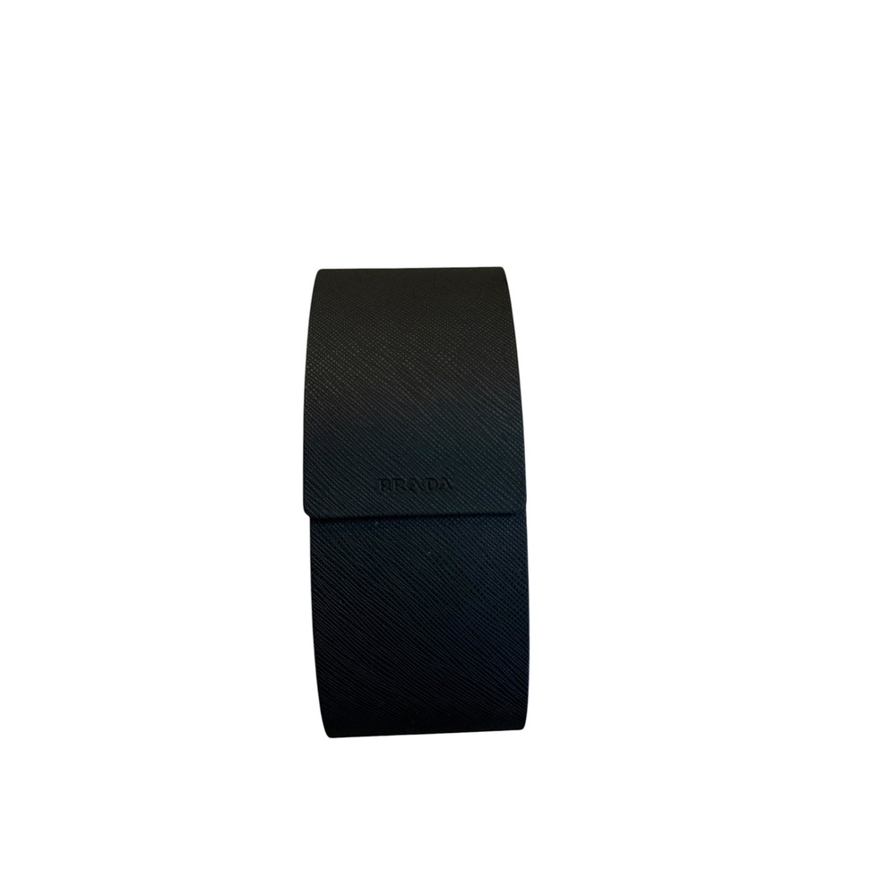 Prada Black Saffiano Sunglasses Eyeglass Case Authentic